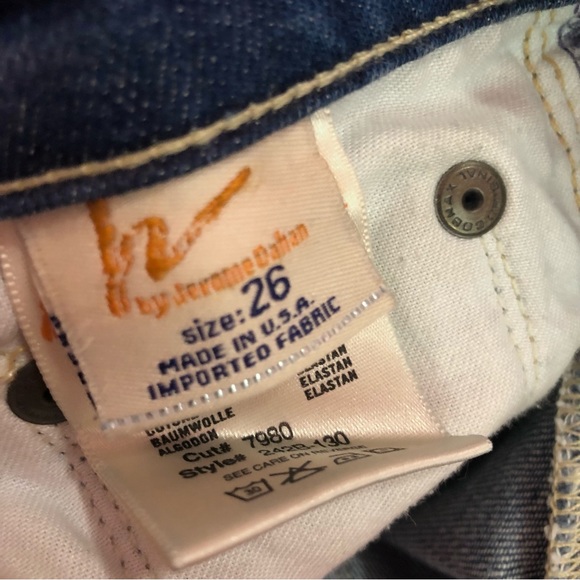 Citizens Of Humanity Distressed Flare Blue Jeans - Picture 3 of 3